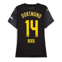 Camisa de time de futebol Borussia Dortmund Maximilian Beier #14 Replicas 2º Equipamento Feminina 2024-25 Manga Curta